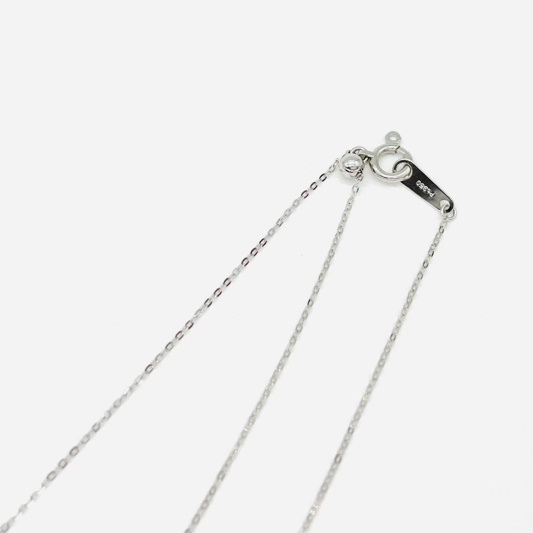 リップクロスアズキチェーンネックレス ‼️⭐️ Pt950⭐️約45cm