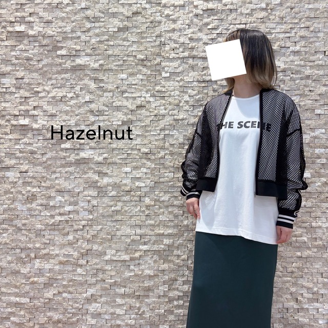 【Hazelnut】ラインデザインメッシュジャケット（25537）