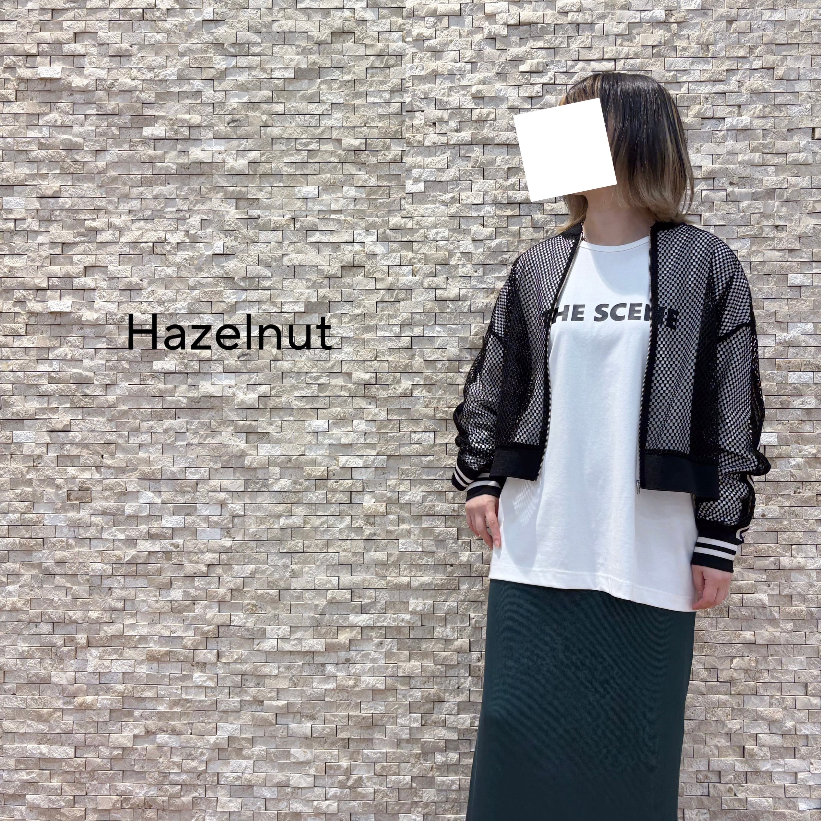 【Hazelnut】ラインデザインメッシュジャケット(25537)