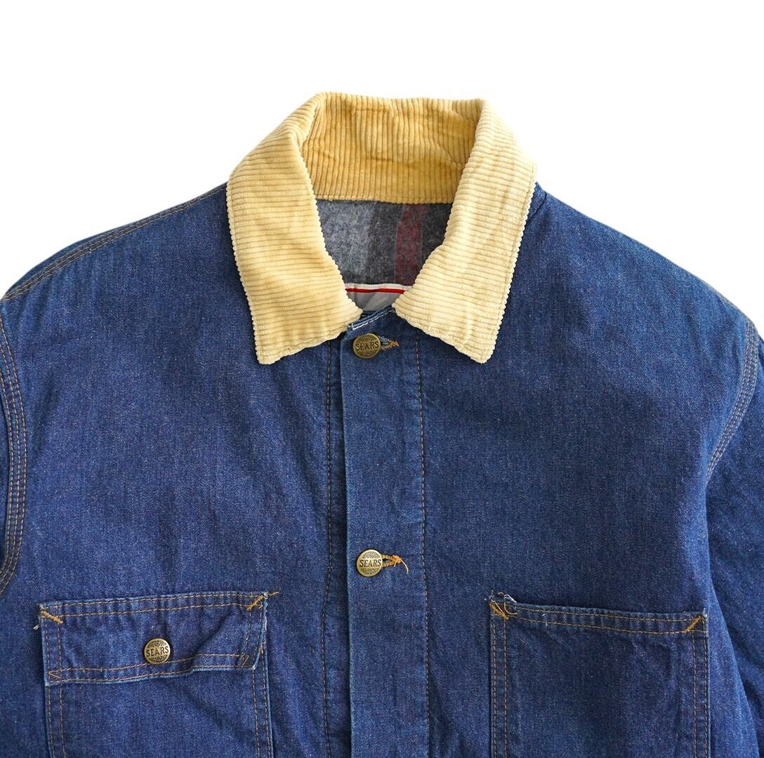 70s Sears デニム カバーオール M USA製 | 古着屋 Good pace 70s Sears デニム カバーオール M USA製 | 古着屋 Good pace