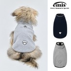 【emis】HEART WAPPEN ZIP UP FLEECE/ペット服 犬服猫服(L〜XXL)