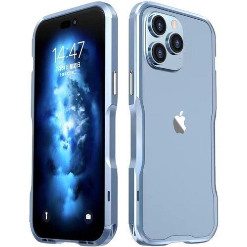 新品》 2022 新型 iPhone 14 Pro Max アルミバンパー EVA緩衝綿付き 耐 