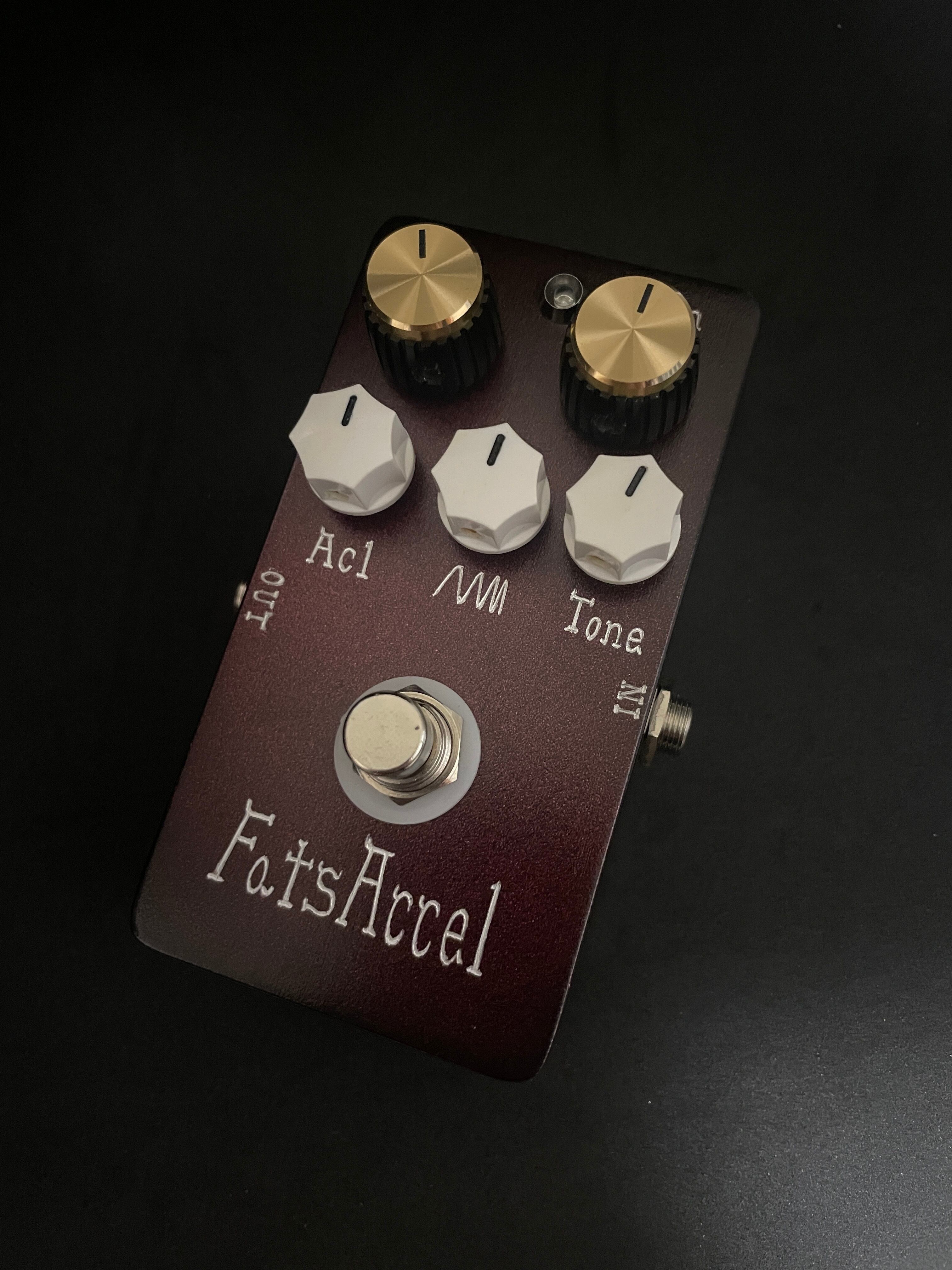 完全オリジナル回路のハンドメイドオーバードライブブランド：Fats