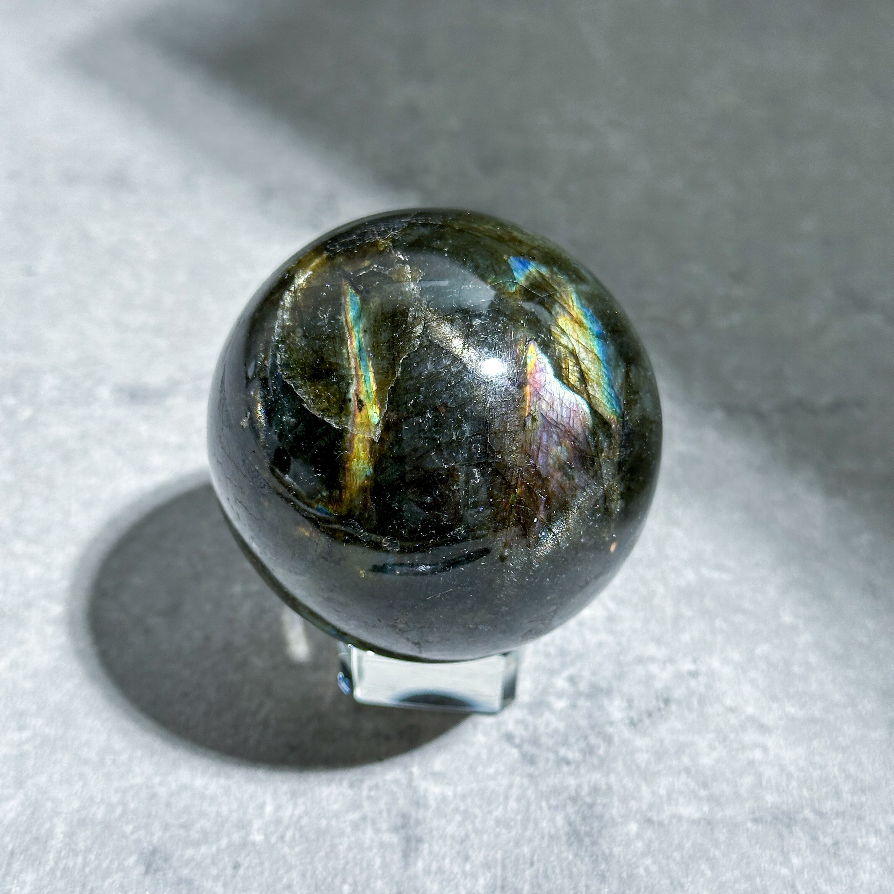 ラブラドライト スフィア 43◇ Labradorite Sphere ◇天然石・鉱物