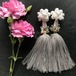 pearl×gray tassel