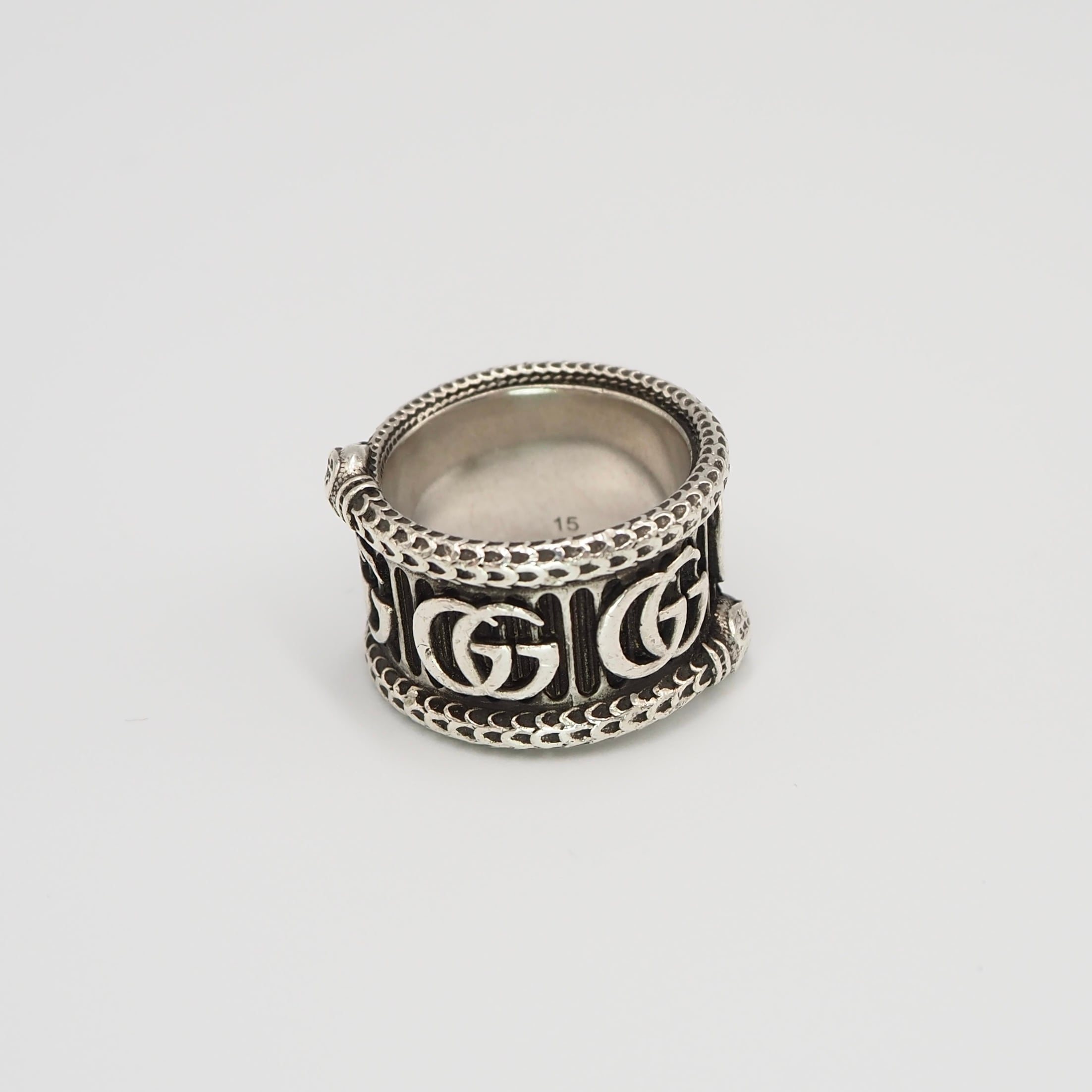 GUCCI 約16号 スネークダブルGリング シルバー925 グッチ | 2122TOKYO