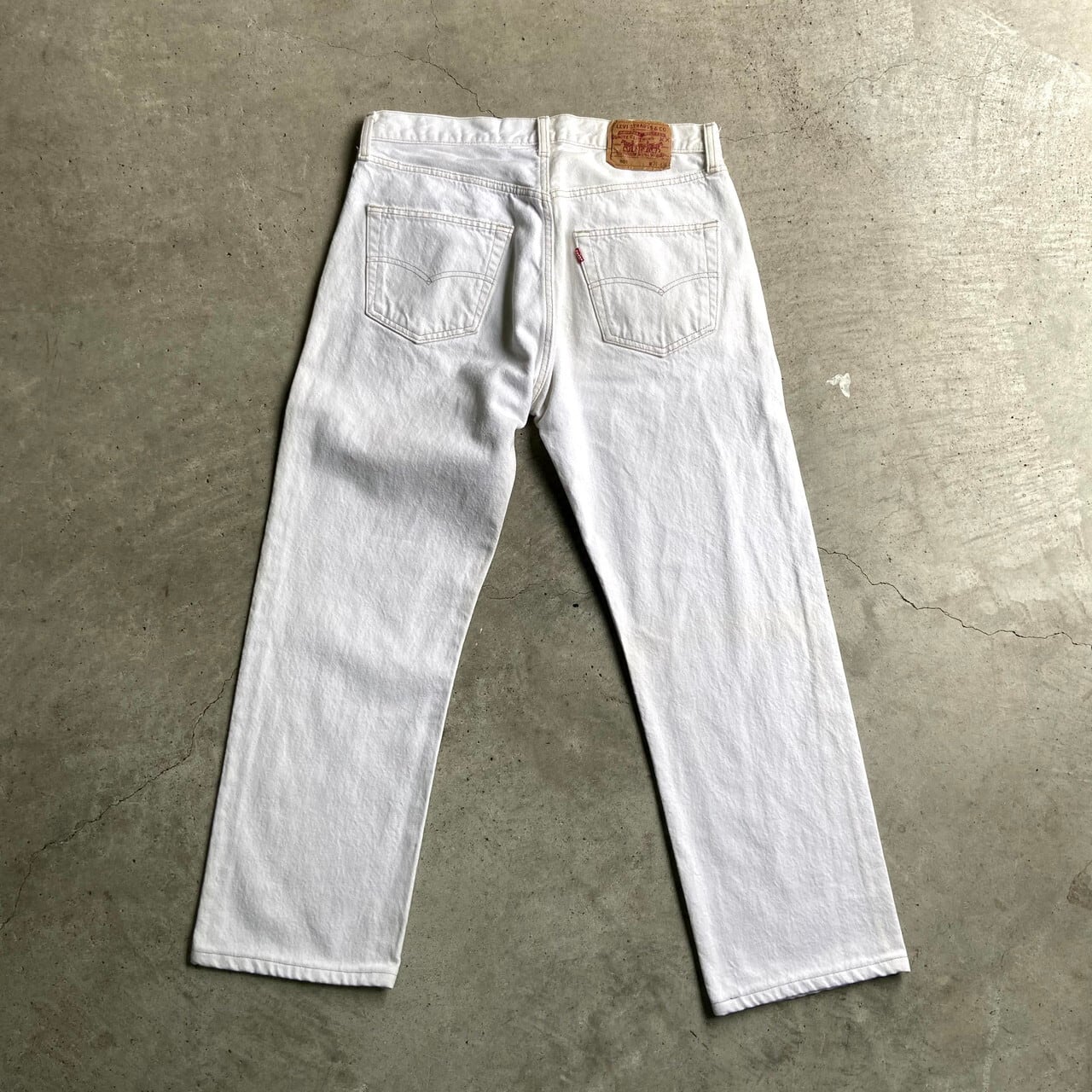 90年代 USA製 Levi's リーバイス 501 ストレート ホワイトデニムパンツ メンズW34 古着 90s ヴィンテージ ビンテージ  白【デニムパンツ】 | cave 古着屋【公式】古着通販サイト