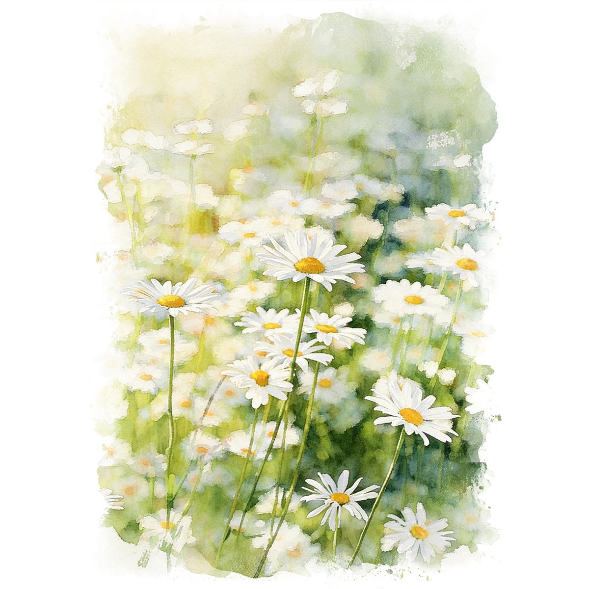 絵画 花(フラワー) 花瓶の花 インテリアアート額付き 水彩画・油絵調