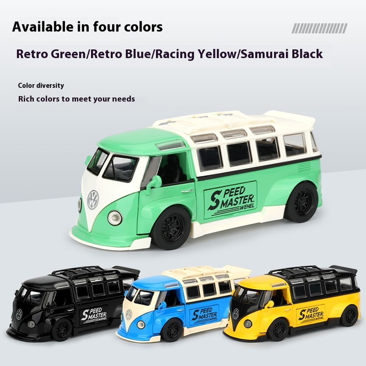 ダイキャストカー 1/32 VW タイプ2 トランスポーター T1 ワーゲンバス