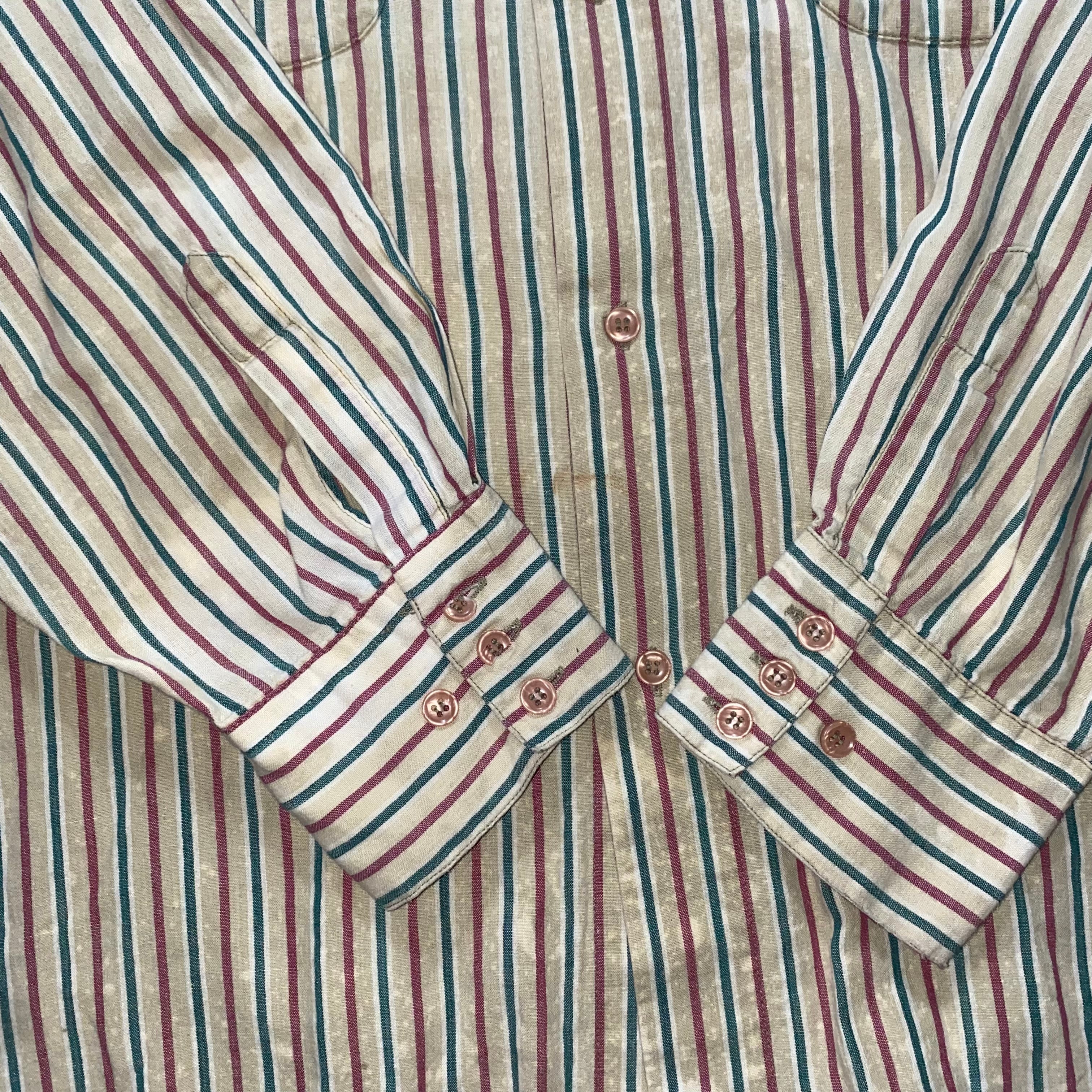 vintage MARITHE FRANCOIS GIRBAUD stripe shirt | NOIR ONLINE