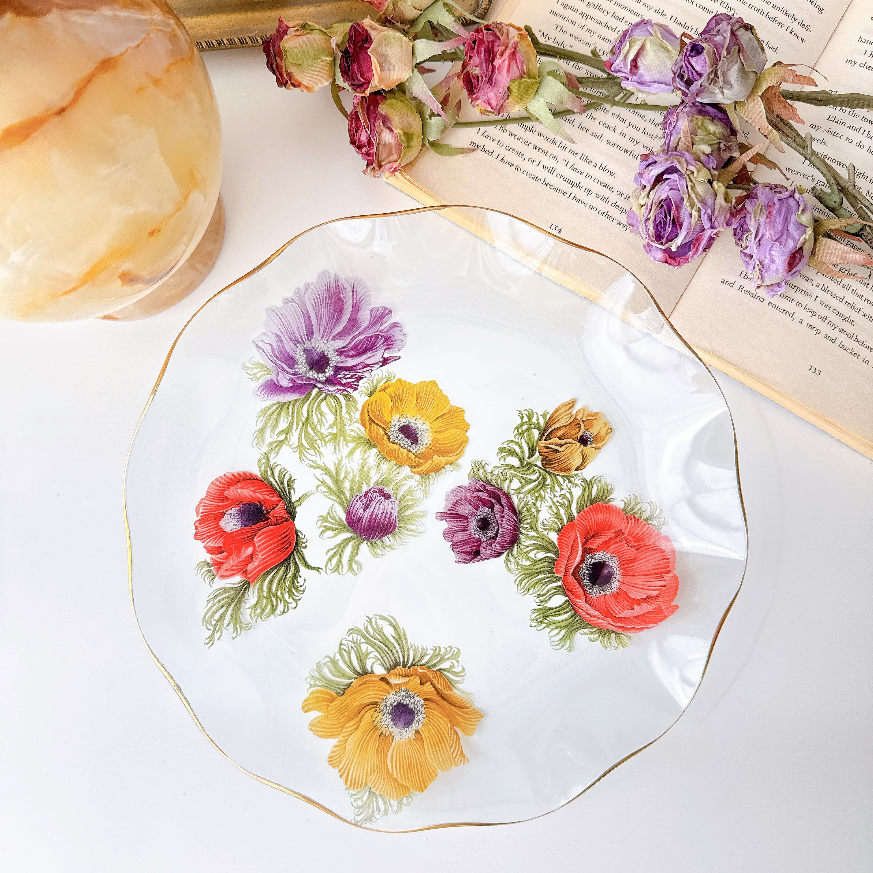 vintage】【England】Pilkington Chance Glass ピルキントン チャンス