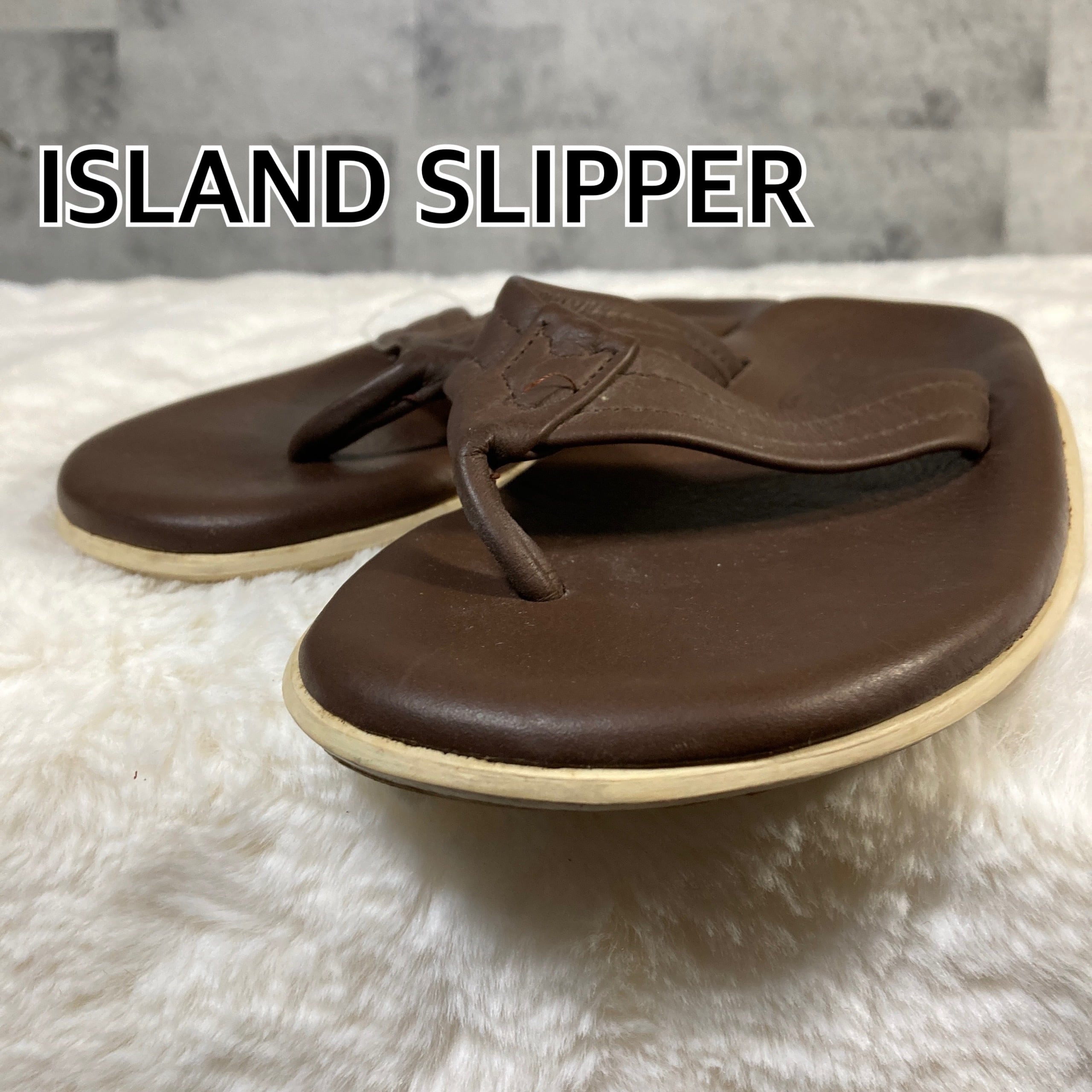 ハワイ製 ISLAND SLIPPER アイランド スリッパ レザー トングサンダル