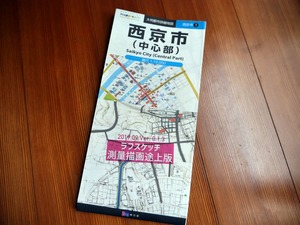 2019年版【空想】西京市地図＜ラフスケッチ測量描画途上版＞（地理人 作）