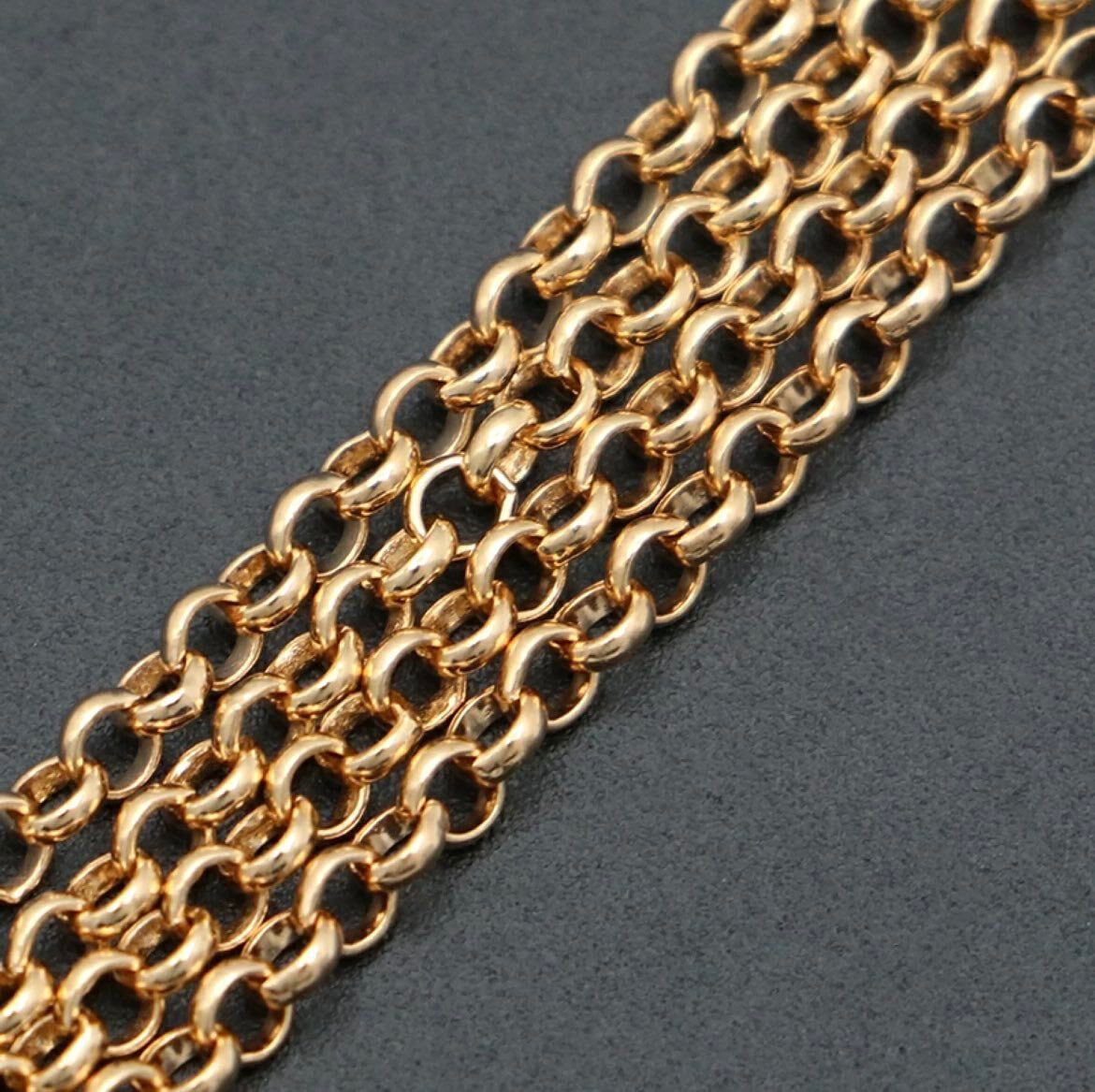 CHROME HEARTS クロムハーツ 22K ダイヤモンド ロールチェーン CH