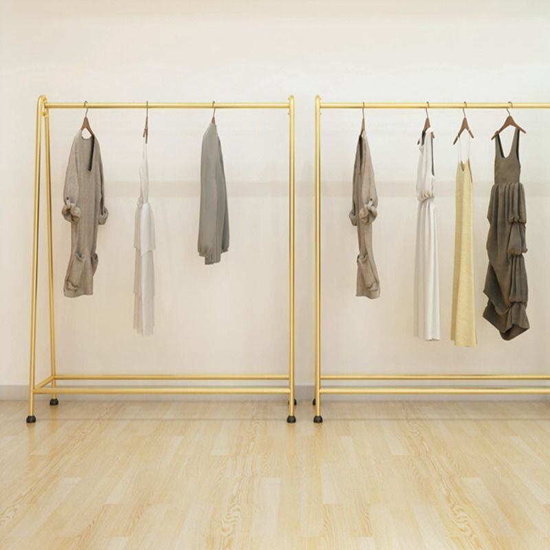 衣類ラック 洋服収納 ゴールド ハンガーラック ハンガーレール