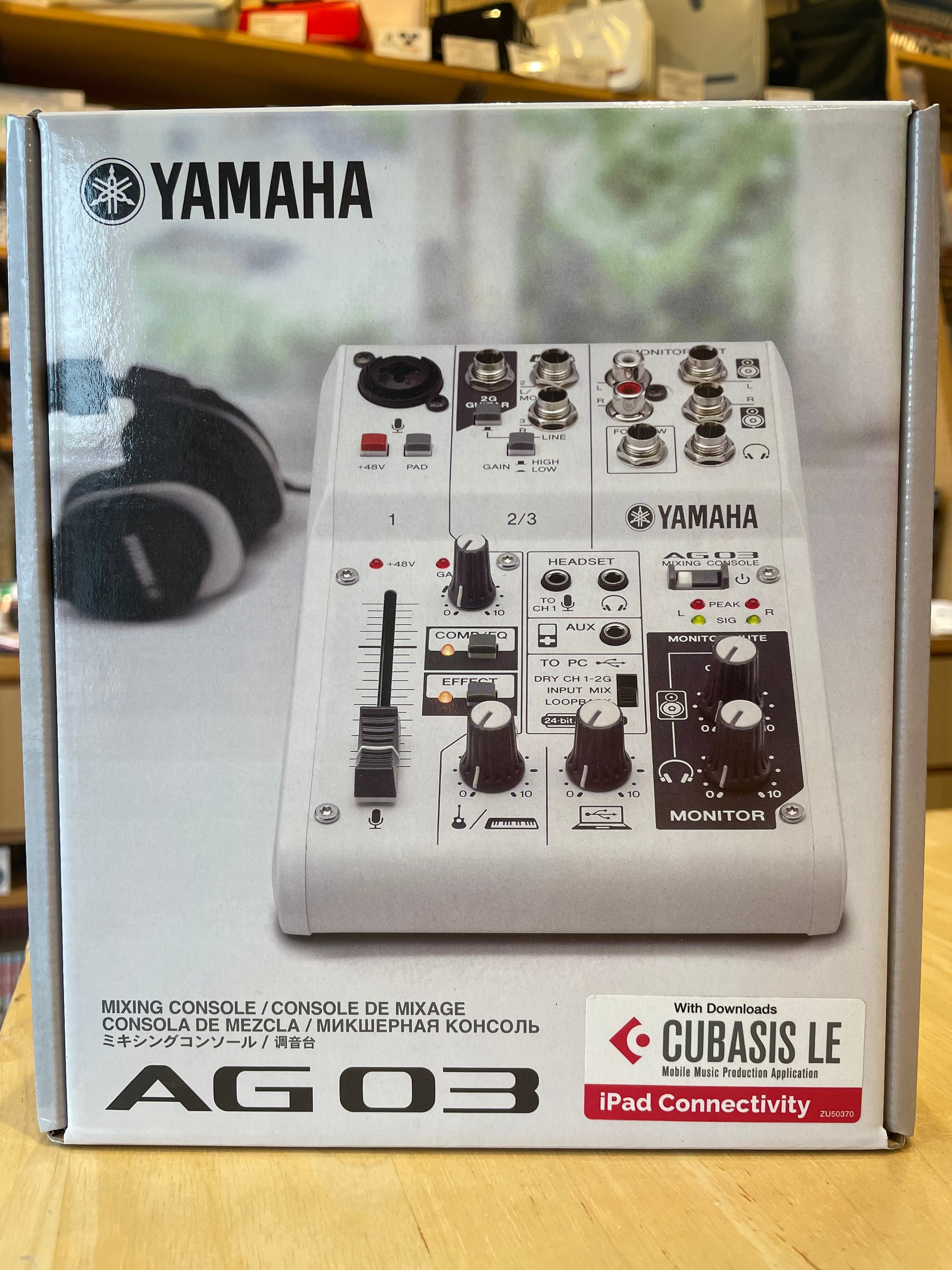 YAMAHA AG03ウェブキャスティングミキサー