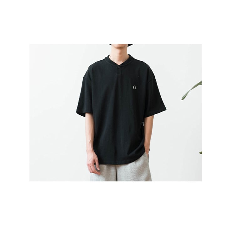 ★HENRY COLOR EMBROIDERY T-SHIRT　18055