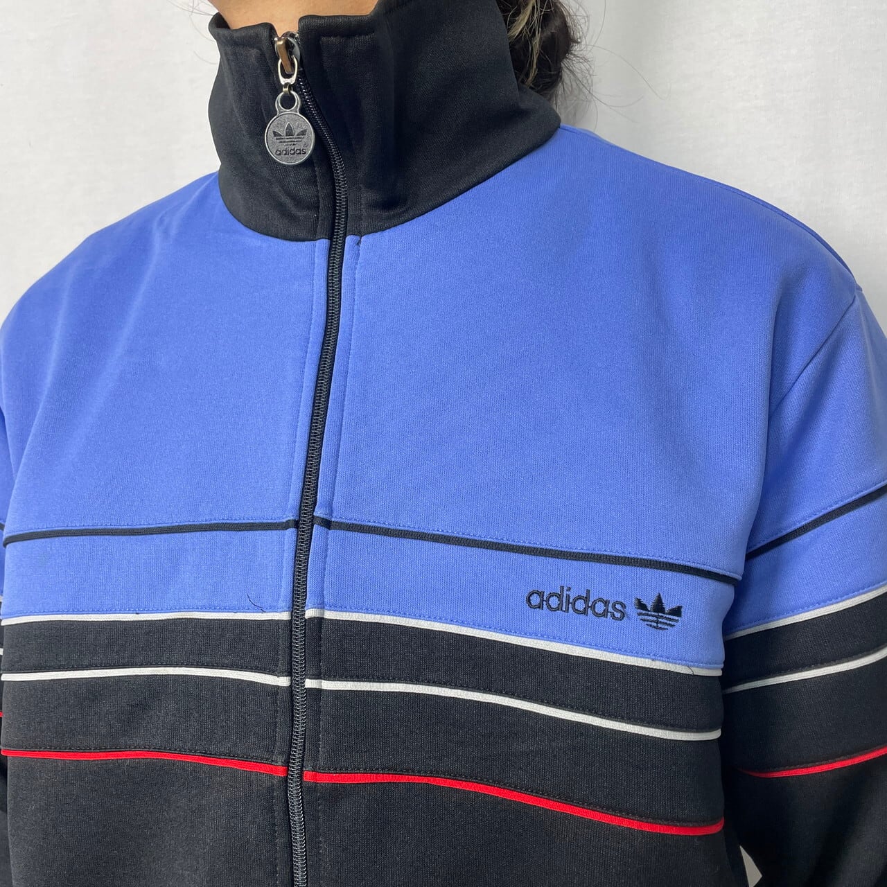 【adidas】アディダス ヴィンテージ 黒 M L O/ ビンテージ