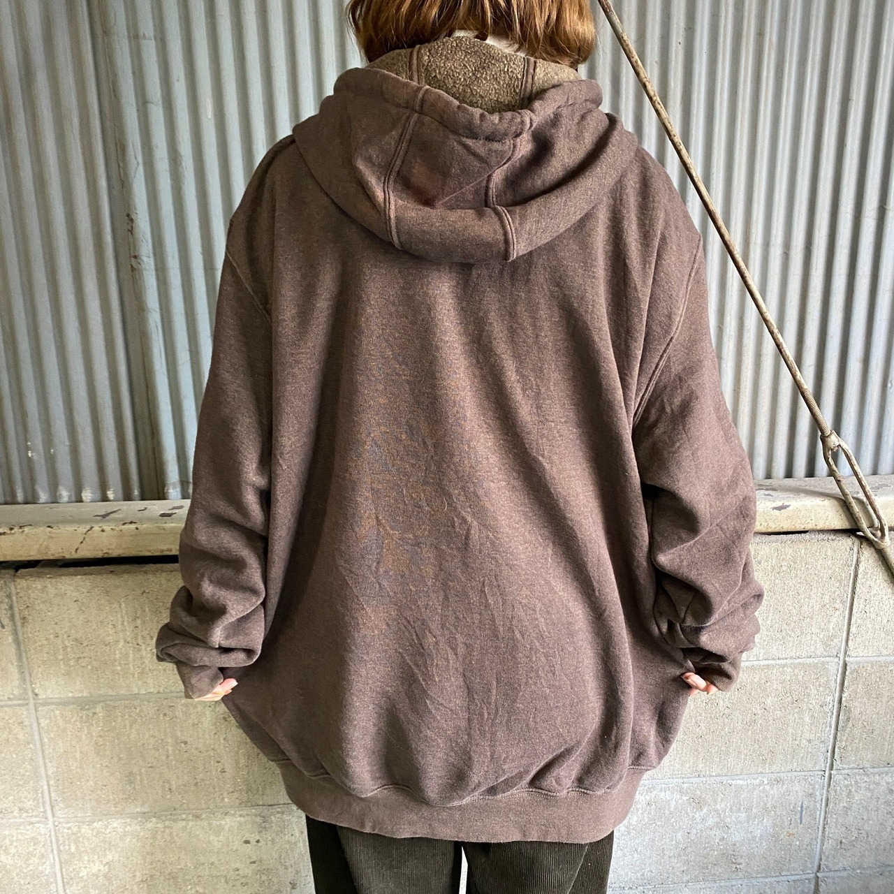 Carhartt カーハート 裏起毛 企業ロゴ刺? スウェットパーカー メンズXL 