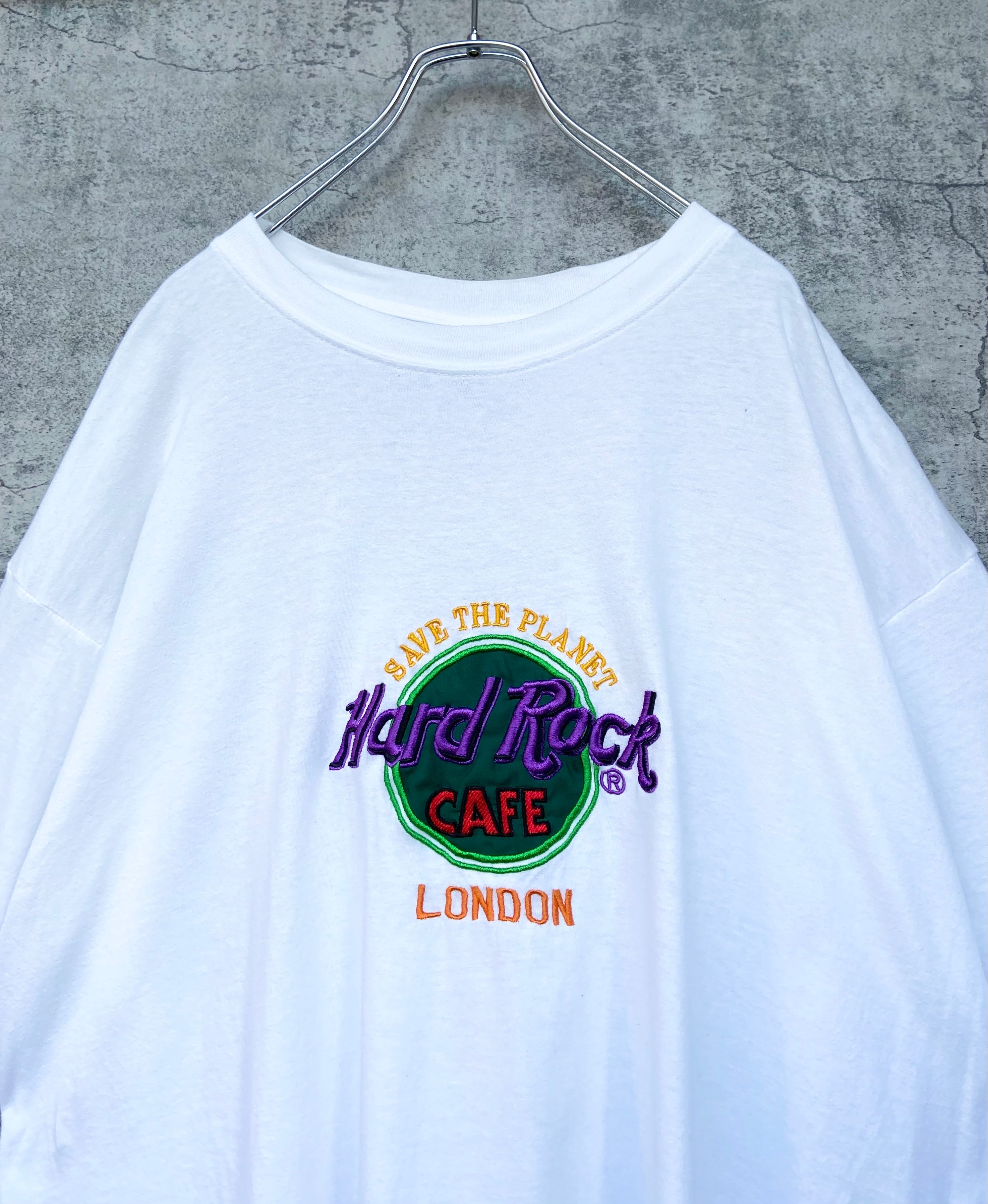 USA製 Hard Rock Cafe ハードロックカフェ  XL Tシャツ 刺繍 オーバサイズ