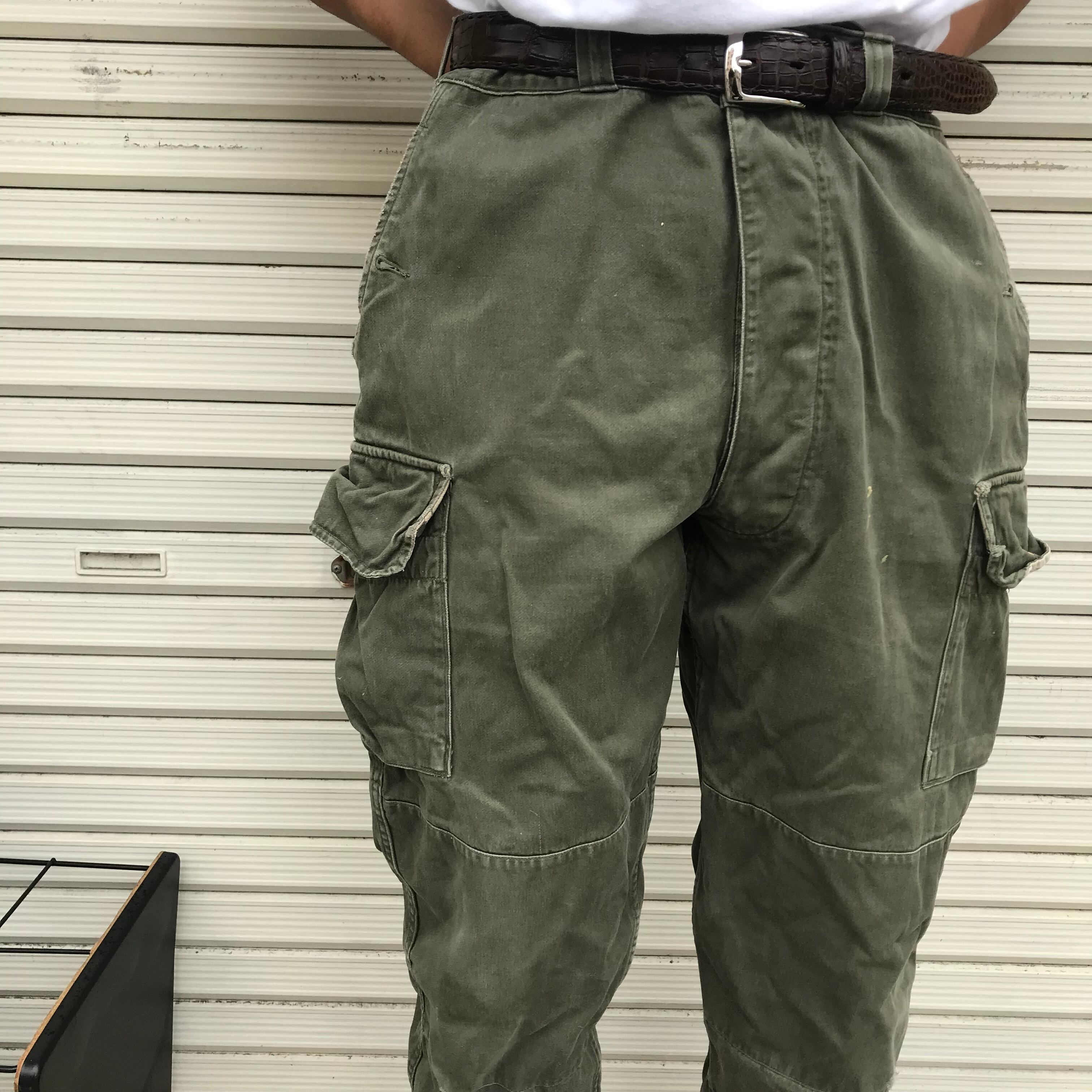 PANTALON M-64 カーゴパンツフレンチミリタリーフランスリザード PANTALON M-64 カーゴパンツフレンチミリタリーフランスリザード