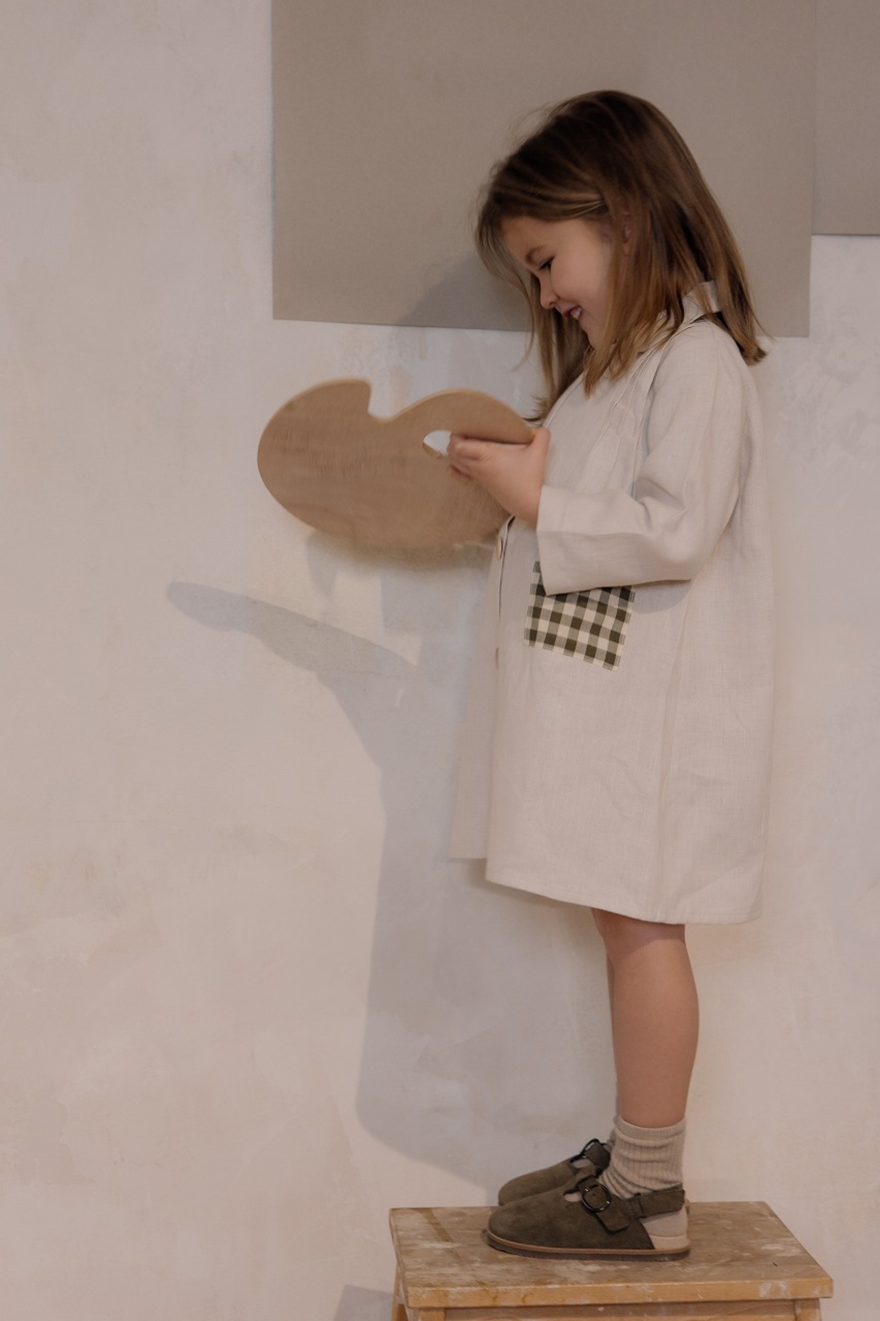 ORGANIC ZOO　Ceramic White Potter Dress