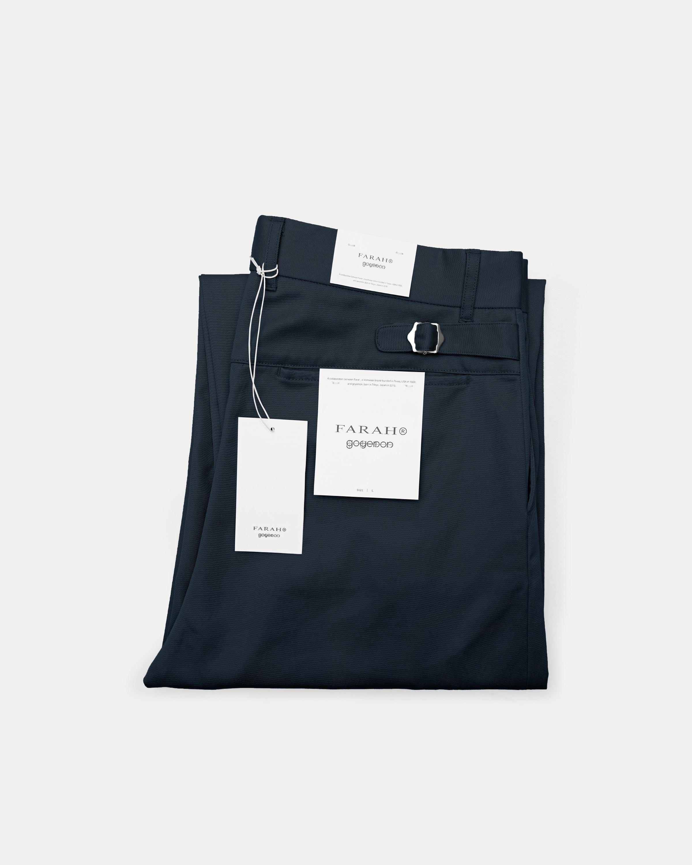 FARAH® × goyemon WORK SLACKS / CHARCOAL | goyemon ONLINE STORE