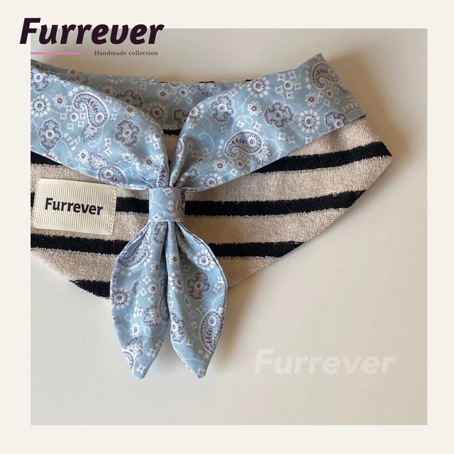 Paisley Border from Furrever エプロン バンダナ