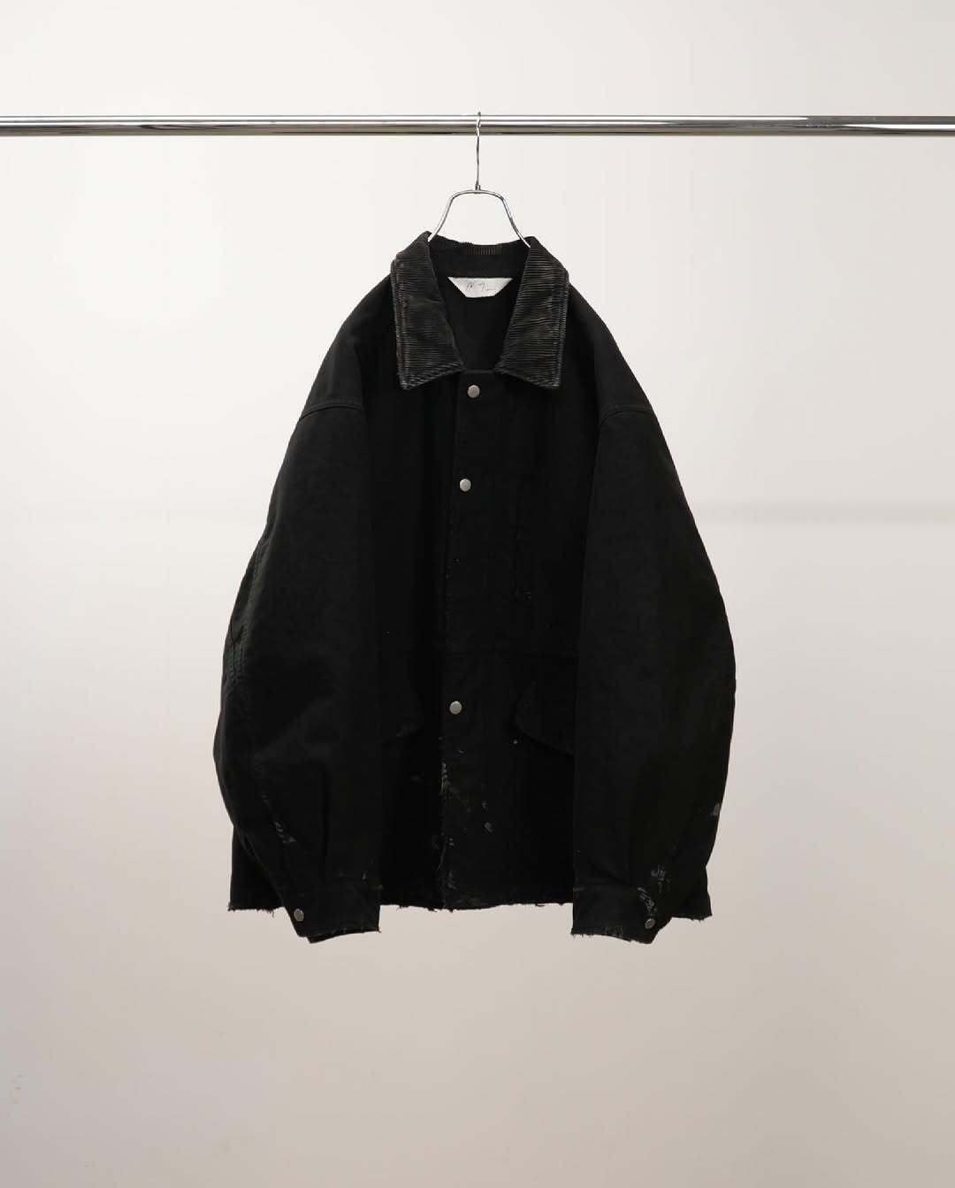 25AW】ANCELLM MOLESKIN WORK JACKET (BLACK) ANC-JK64 | IAAAM ONLINE