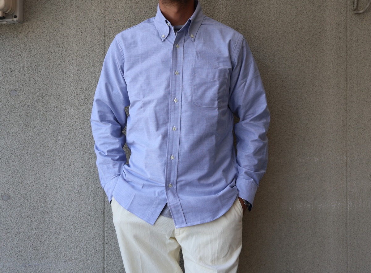 WORKERS / Modified BD SHIRTS BLUE Supima OX | castlerock