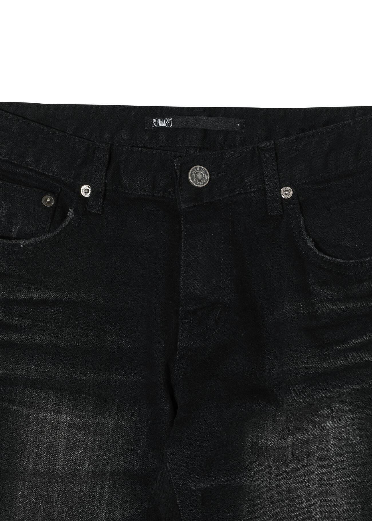BOHEMIAN SEOUL] DARKNESS BOOTCUT JEANS 正規品 韓国ブランド 韓国