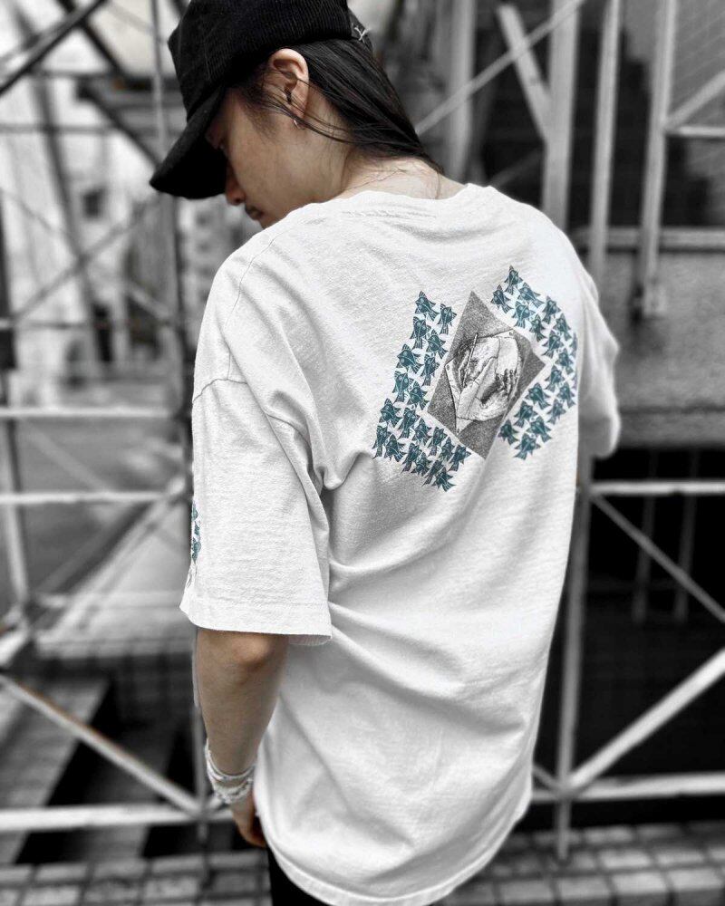 MC Escher Vintage T-shirt [MC Escher ANDAZIA] [1990s-] XL Multi