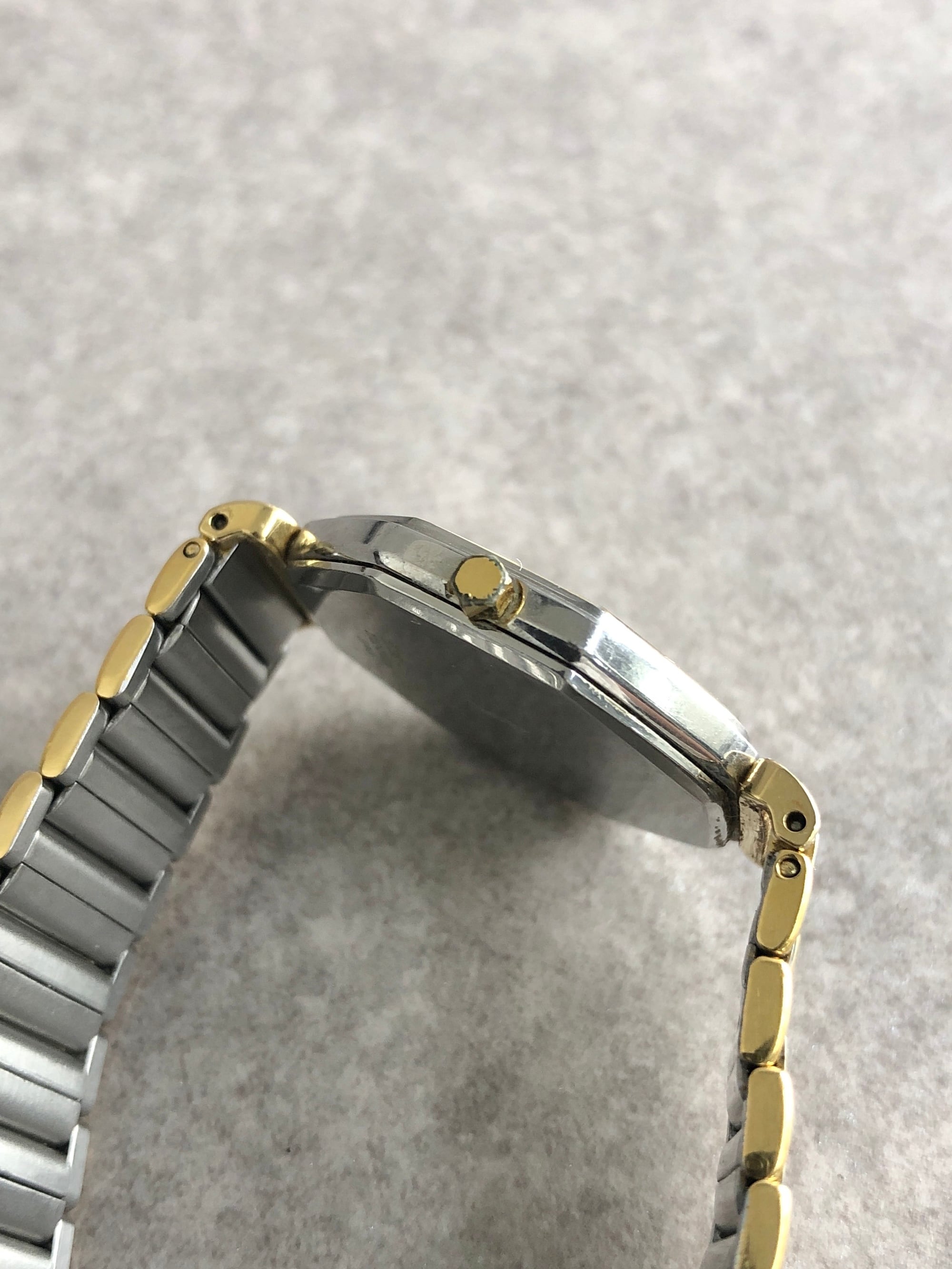 Yves Saint Laurent イヴ・サンローラン 腕時計 シルバー オクタゴン