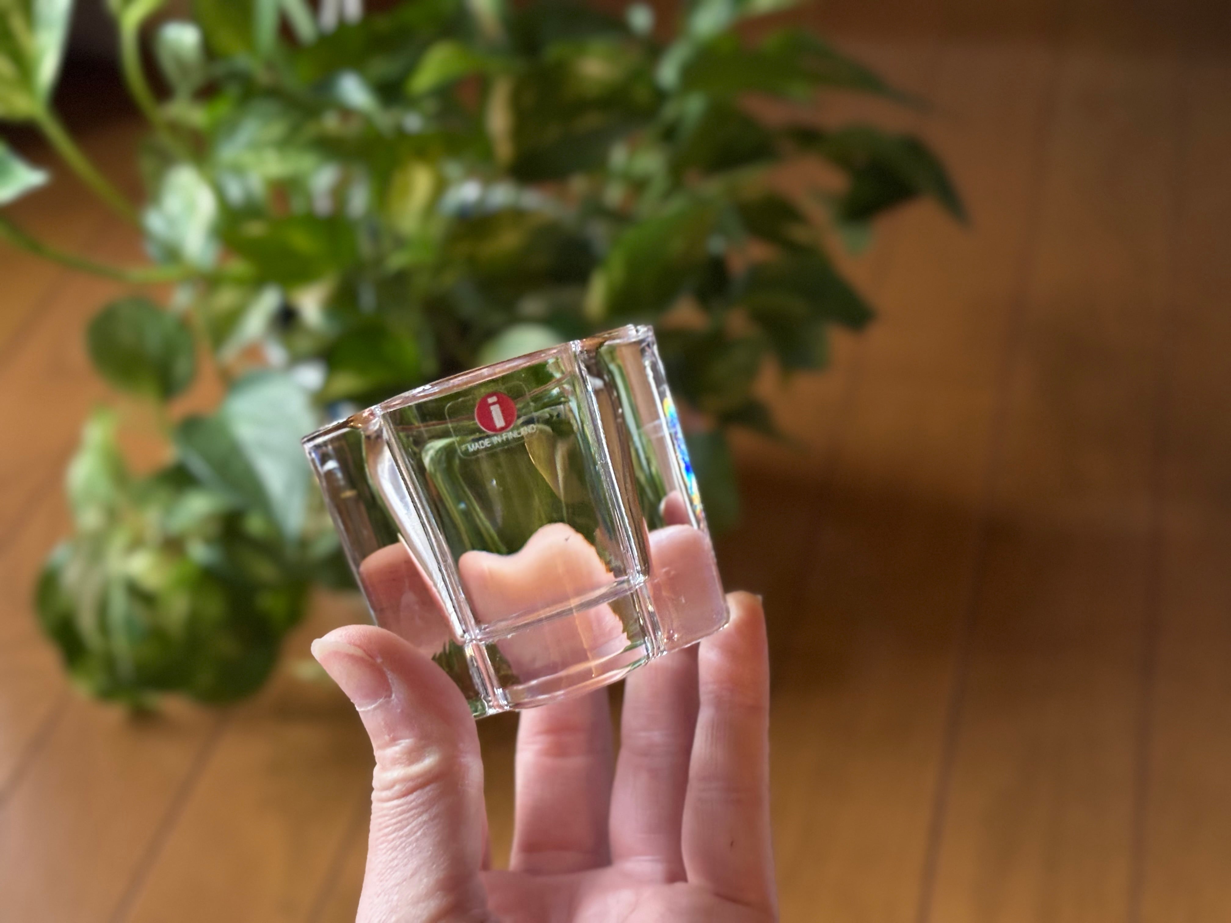 iittala DUO glass candle holder | イッタラ デュオ キャンドル
