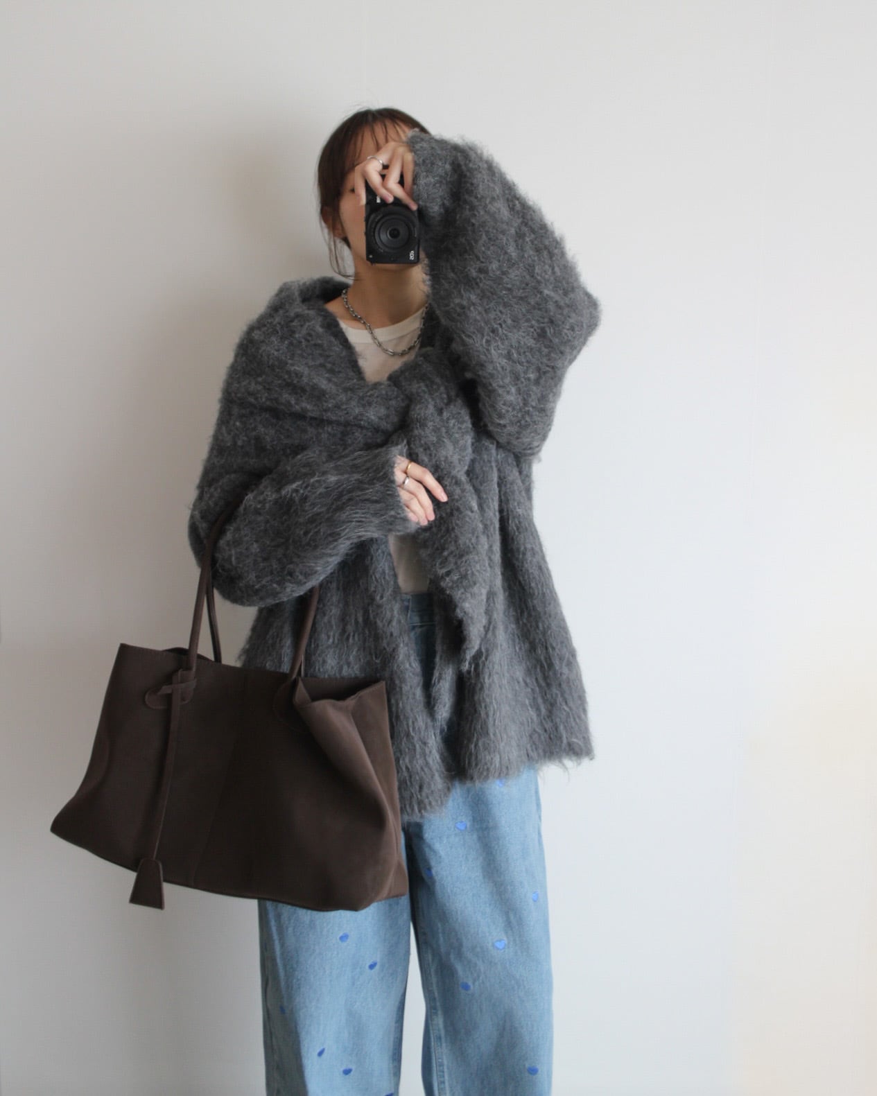 2way mokemoke cardigan | mite