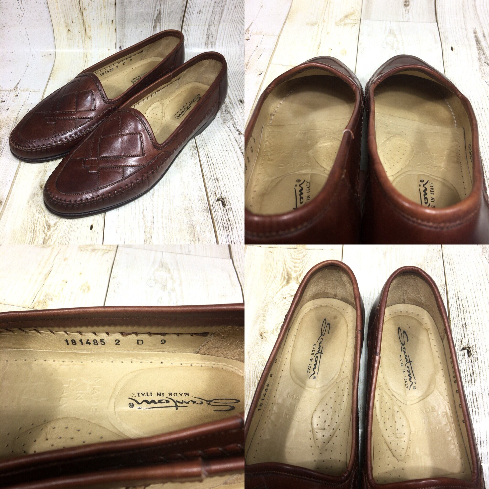 【美品】SANTONI / サントーニ ローファー サイズ10　28.5cm