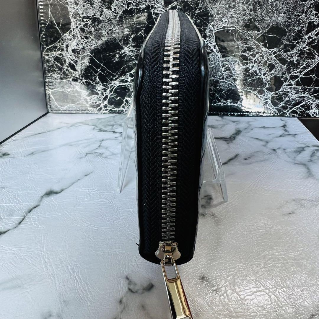 新品 クロコダイル長財布 クロコ財布 ワニ革 ブラック 黒 本革 新品 クロコダイル長財布 クロコ財布 ワニ革 ブラック 黒 本革