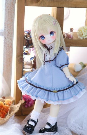 『受注 Pre-order』 1/6TinyFox / BABY KUMAKO【 プチ・プリンセスドレス（水色）】【Little Lady Dress (Light blue)】