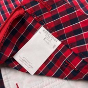 kappa カッパ ゴルフ ミニ スカート チェック柄 ストレッチ サイズ 9 /レディース/レッド×ネイビー