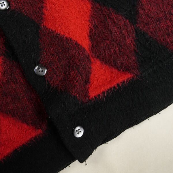Supreme Plaid Mohair Cardigan モヘアカーディガン