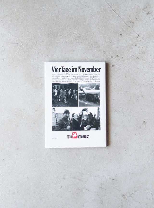 "Vier Tage im November" 1990s Photo book
