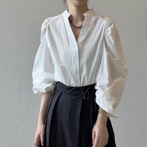 Lantern puff sleeve blouse TO0792