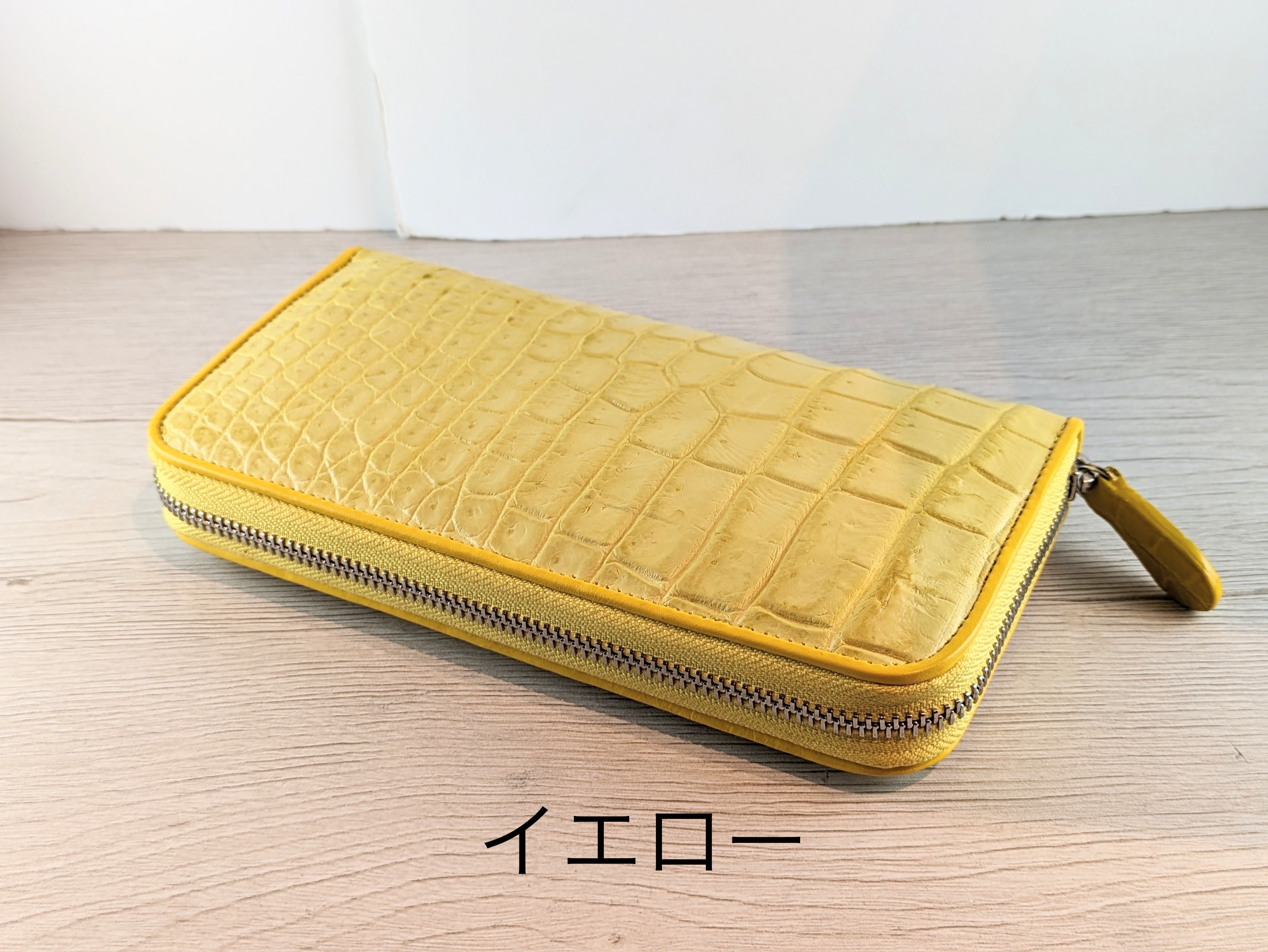 本革 クロコダイル ベリー(腹) 長財布 商品番号 LW-005 | ELMUNDO