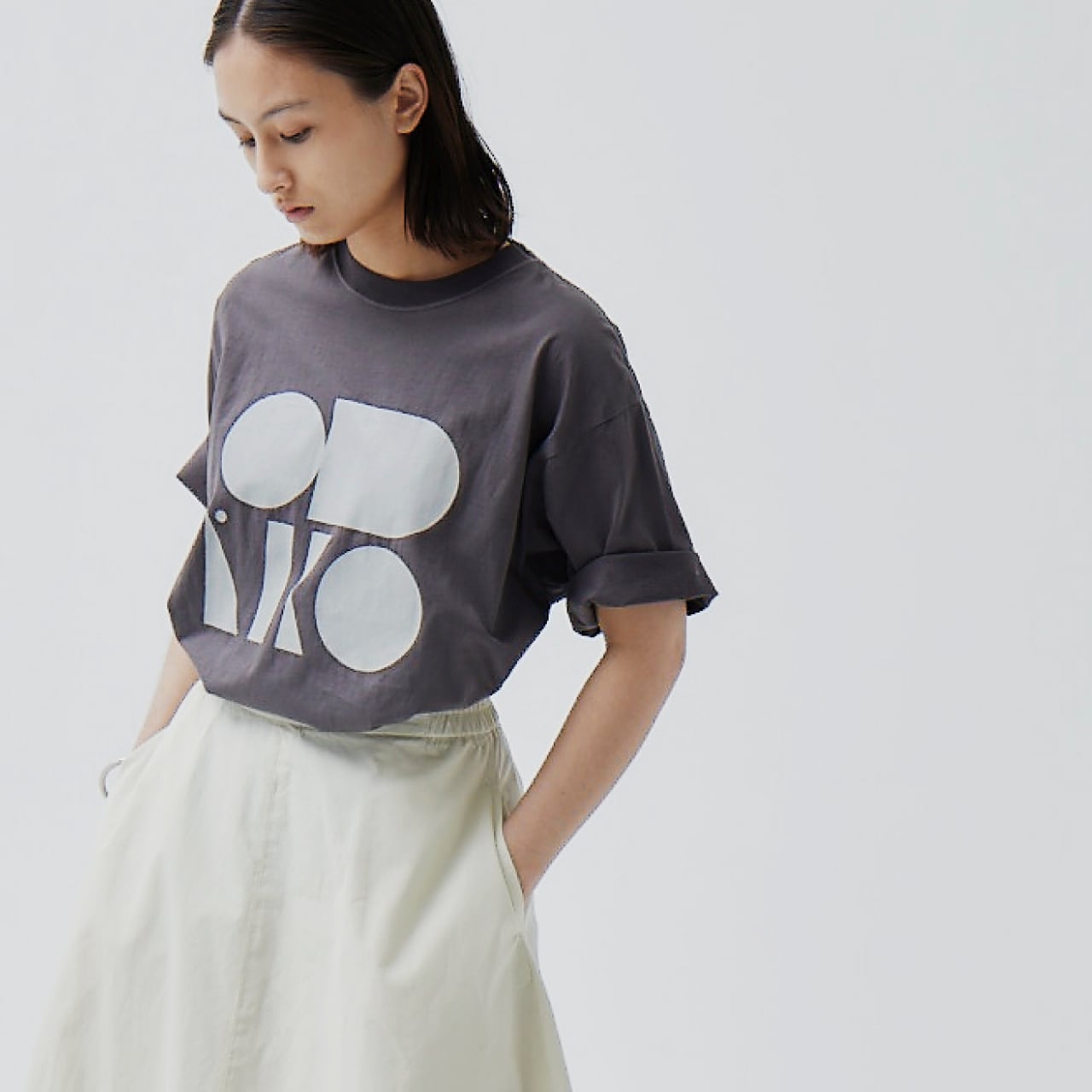 【新品未使用】ORR Velour Mesh T-shirt / GRAY T-SHIRT / GRAY | 46/D. - THE GOOD OLD PRODUCTS