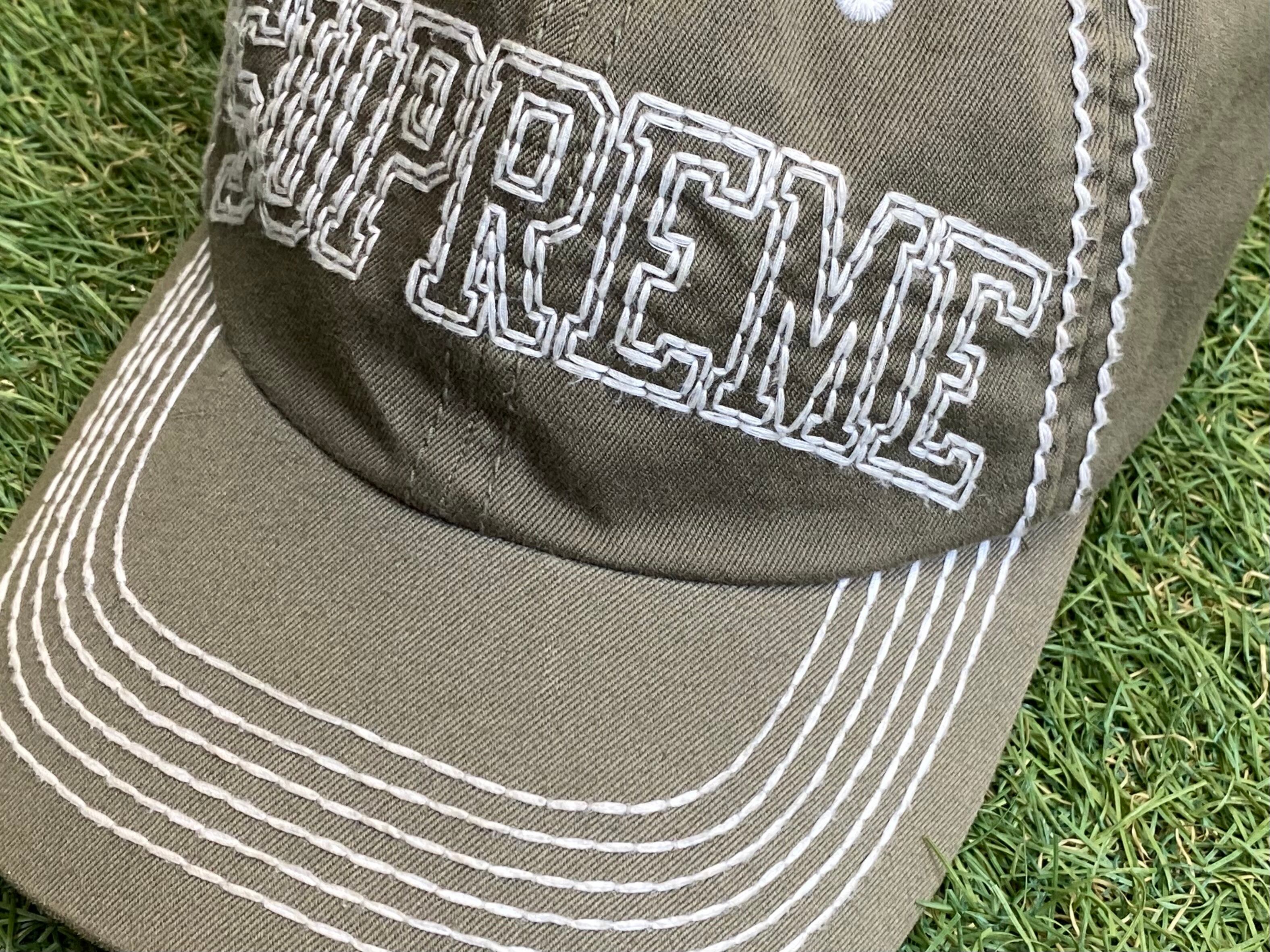 Supreme®︎ Big Stitch 6-Panel Cap OLIVE