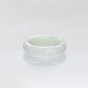 【13号】氷翡翠くり抜き甲丸リング A貨翡翠 jd_rg2149