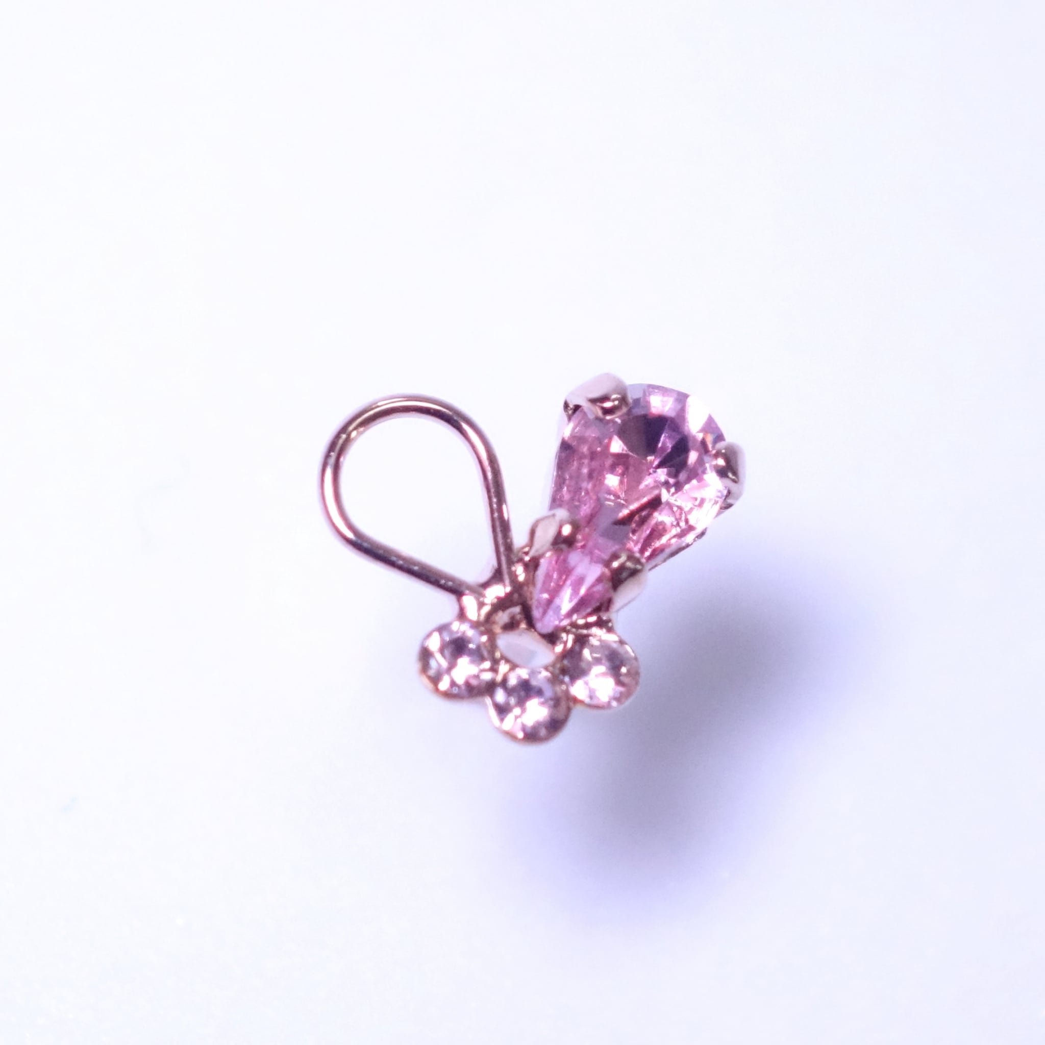 フロントバック パール クリスタルガラス ゆれるピアス | Etoile Soleil