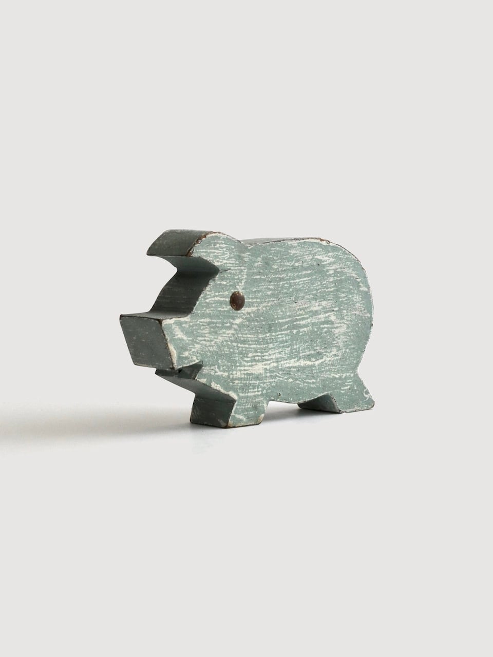 木製 オブジェ|ピッグ|Wood Block Object Pig