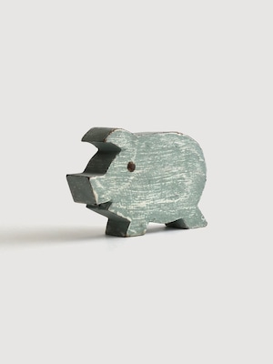木製 オブジェ|ピッグ|Wood Block Object Pig