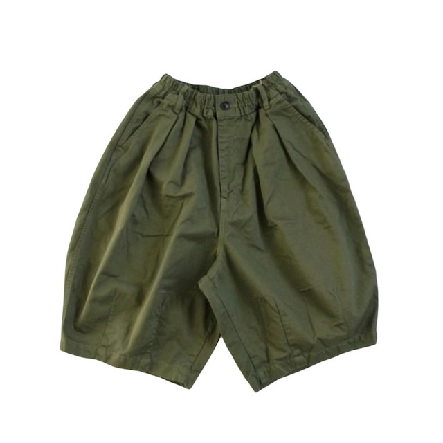 【HARVESTY】 CIRCUS SHORT PANTS (MILITARY GREEN) ハーベスティ サーカスショーツ